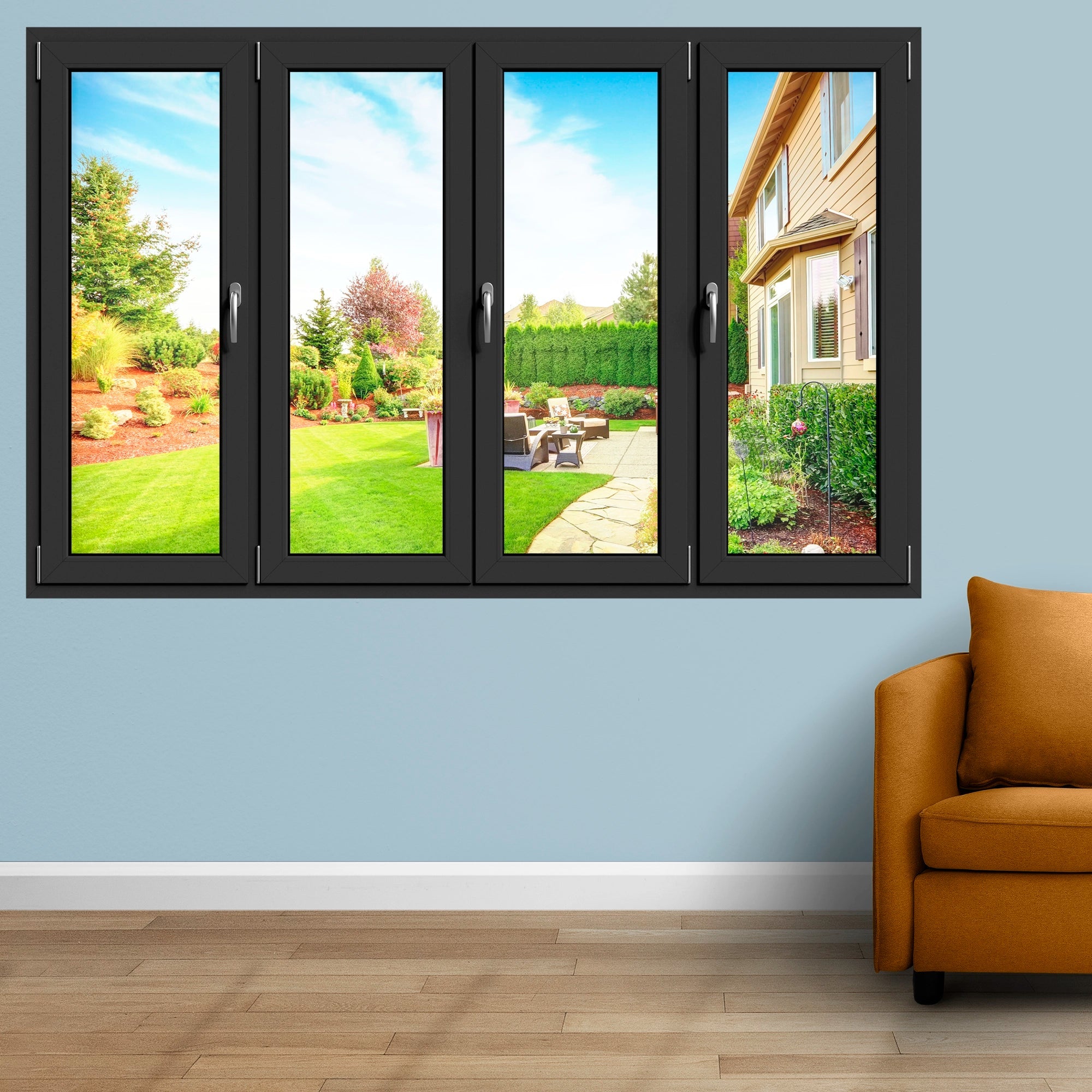 Fenêtres aluminium 4 vantaux