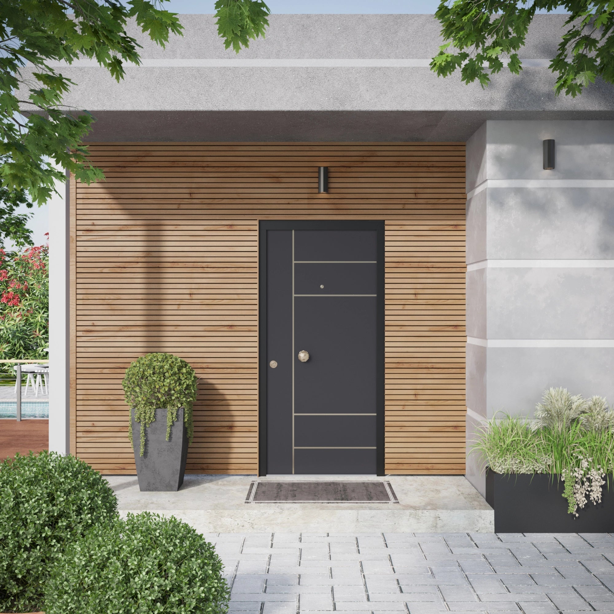 Réalisation porte blindée sécurisée