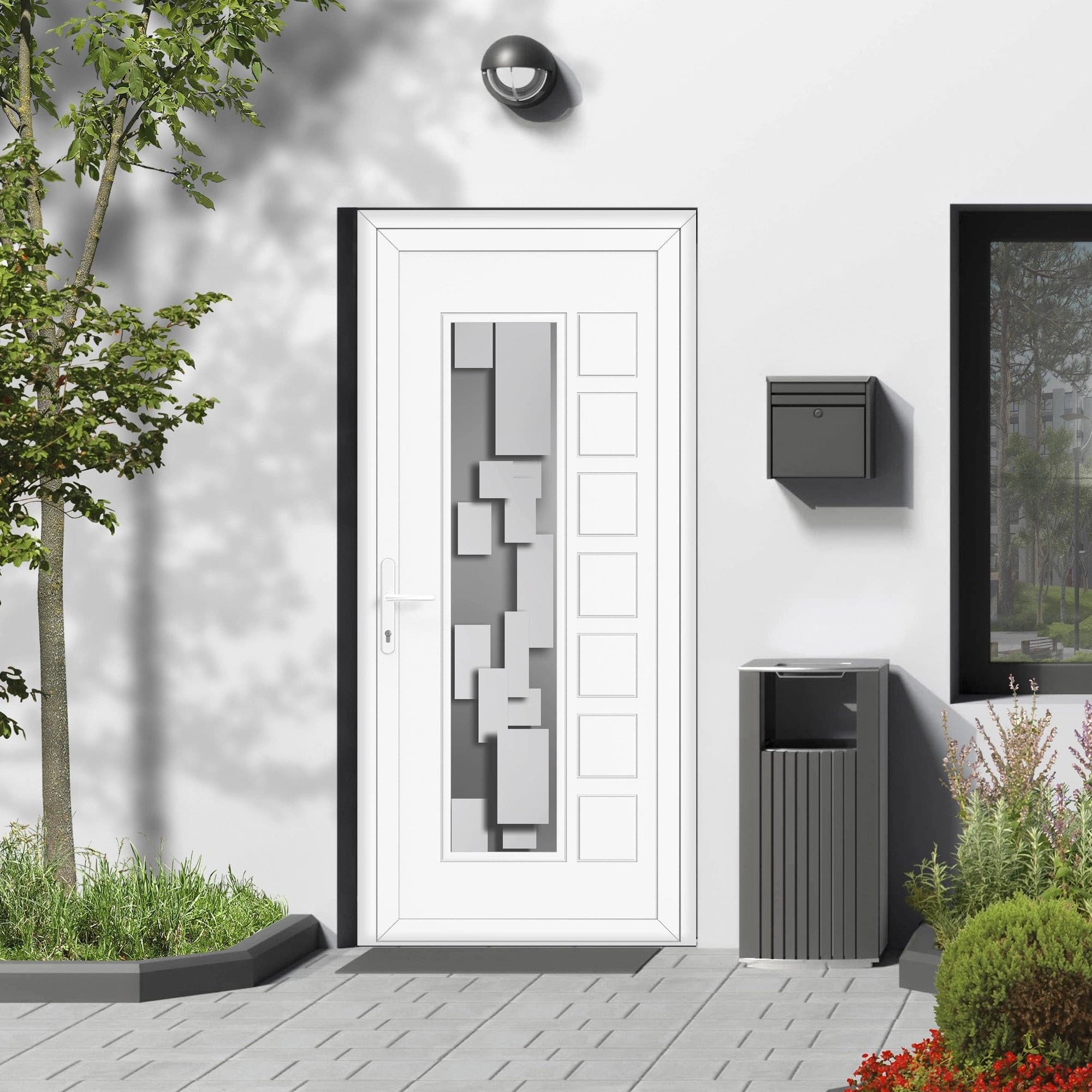 Porte d'entrée moderne